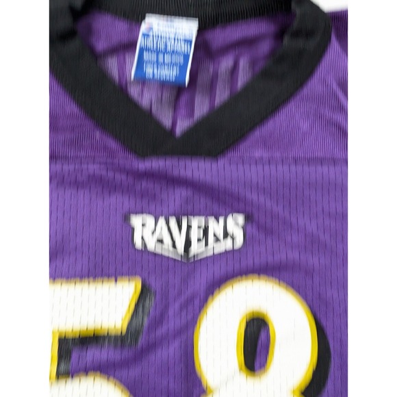 Vintage Peter Boulware Jersey KIDS Size 7 Baltimore Ravens Original Logo 90s NFL - Picture 3 of 10
